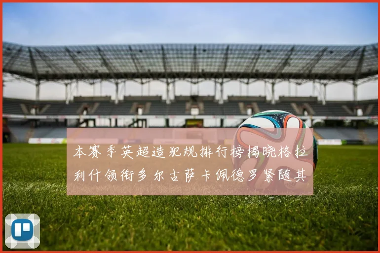 本赛季英超造犯规排行榜揭晓格拉利什领衔多尔古萨卡佩德罗紧随其后